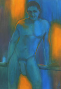 Tabledancer, Öl auf Leinwand, 2010, 50 x 70 cm
